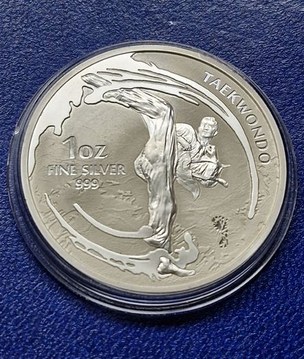 2019 South Korea 1 oz Silver K-Series Taekwondo