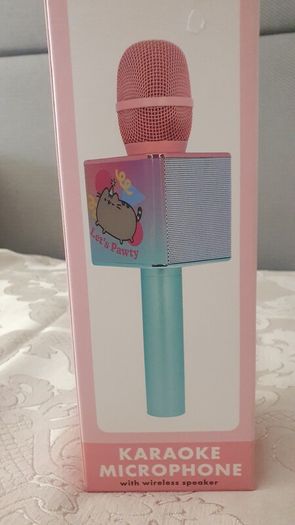 Karaoke microphones with wireless speaker