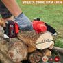 Mini Chainsaw 6 Inch Cordless-Chainsaw with 2 3000mAh Battery 24V Electric Chainsaw with Oiler System and Security Lock Handheld Small Chain Saw for Wood Cutting Tree Trimming Gardening (FREE POSTAGE) Image 2