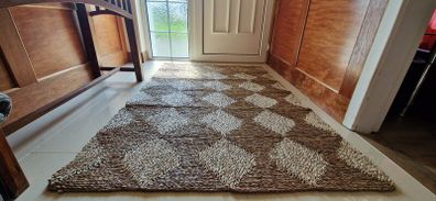 Hand made natural Seagrass rug 180x120