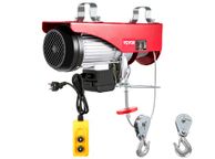 main image for ad 800Kg 1500Lbs Electric Hoist Winch Wire Lifting Engine Crane Lift Jack W/ Remote Control Garage Auto Shop Overhead Lift Winch