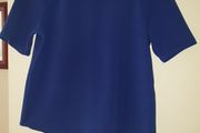 Warehouse cobalt blue textured top uk12