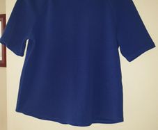 Warehouse cobalt blue textured top uk12