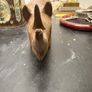 Vintage Hand-Carved Wooden Rhinoceros Figure Image 3