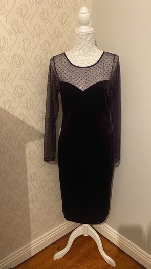 Dress New Oasis deep purple Velvet