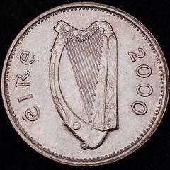 Ireland - 2000 - 10 Pence - Salmon - KM.29 - [2592]