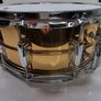 Ludwig Smooth Bronze Vintage Monroe Badge 14 x 6.5 Snare Drum Image 10