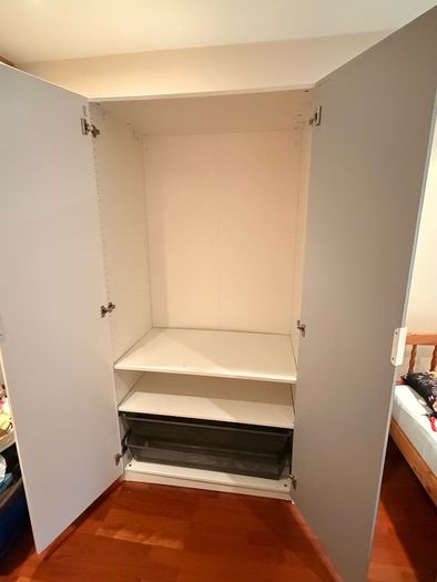 Wardrobe with mirror