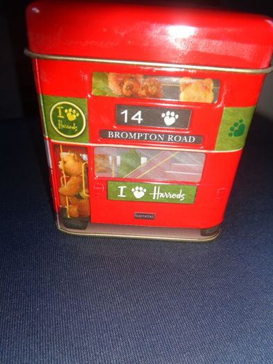 "Harrods" London Bus Metal Money Box for Sale