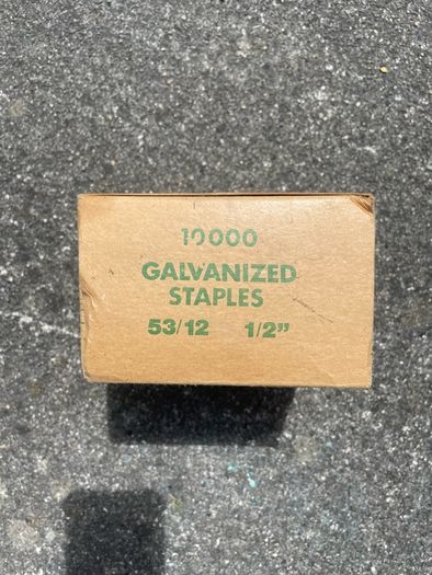 Box of 10k Galvanized staples
