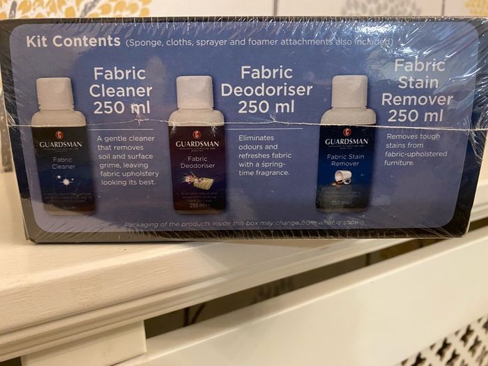 Guardsman fabric care kit "sealed, new"