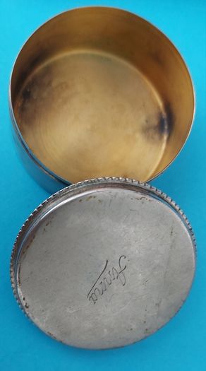 STERLING  Silver Trinket Box 27.6g