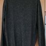 XL Mens Grey Wool Mix Jumper( 10% Cashmere) Image 3