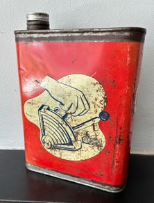 Vintage McCormick Hydraulic Oil Tin