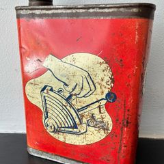 Vintage McCormick Hydraulic Oil Tin