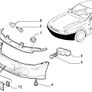 Number Plate Support (Fiat Bravo Brava Marea) Image 2