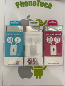 Juice long weekender powerbank pink