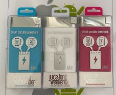 Juice long weekender powerbank pink