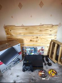 playstation 3 slim 250gb boxed with inserts bundle with 7 games