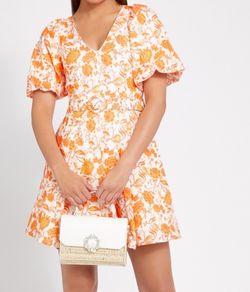 Cotton -Linen Blend Floral Dress