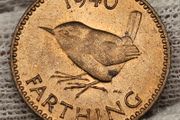 Great Britain 1940 1/4d Farthing Beautiful Uncirculated Red