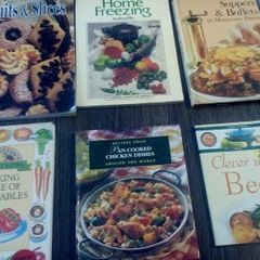 6 Cookery Books.
