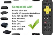 Remote Control Compatible with Now TV HD Streaming Media Player, Roku 4(LT HD XD XS XDS), Roku Express/+, Roku Premiere/+, Roku Ultra, Roku 1/2 /3 Box,Roku N100HD
