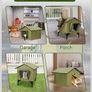 Outdoor Cat House, Waterproof Insulated Cat Kennel with Elevated Base, Large Winter House for Indoor Outdoor Cats and Small Dogs, Feral Cat Shelter for Multiple Cats Image 7