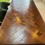 Herringbone Dining table Image 9