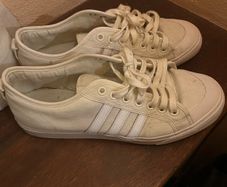 adidas canvas nizza trainers