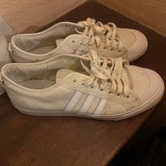 adidas canvas nizza trainers