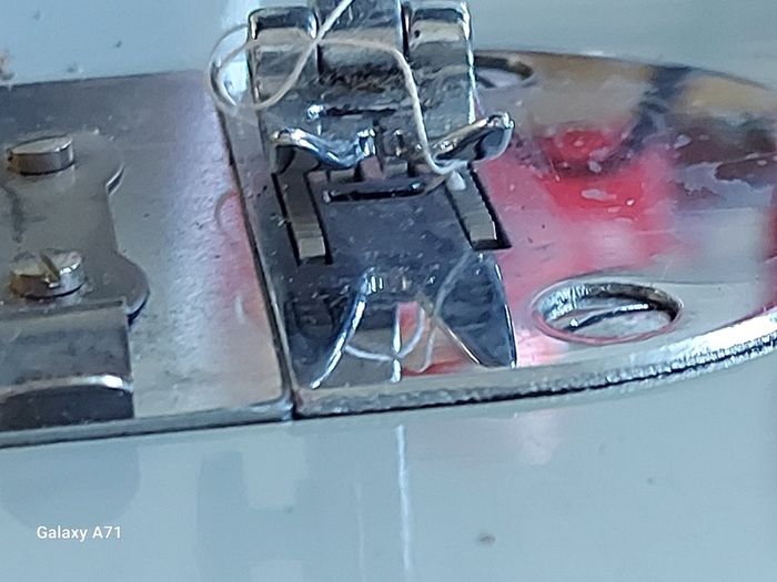Novum Electric Sewing Machine with Sew-Tric Motor with Pedal and power supply, Round Pin Plug, A true Blast from the Past