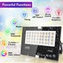 LED Flood Lights Outdoor, 30W 2pack Smart RGB Floodlight with APP Control, IP66 Waterproof, 2700K Warm White, Timer, Colour Changing Outdoor Light for Garden, UK 3-Plug Image 7