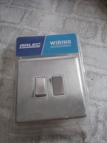 New sealed  Double brass light switch.