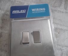 New sealed  Double brass light switch.
