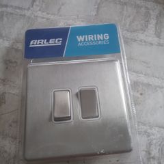 New sealed  Double brass light switch.