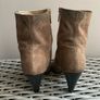 River Island Cream Suede Boots Image 3