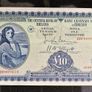 1943 (W) Lady Lavery 10 pound war code Banknote Image 2