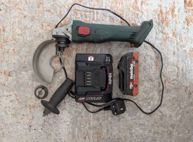 metabo W18 L9-115 battery grinder