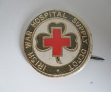Rare Irish War Hospital Supply Depot Badge
