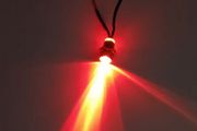 3mm Pre-Wired RED LED Bulb Ultra Bright Emitting Diodes Indicator Light 48V Panel Mount