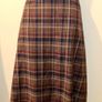NWT  Wool Blend Checked A-Line Skirt from M&S Autograph size 16 Image 2