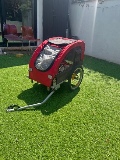 Dog carrier trailer for bike