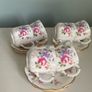 Set of six Royal crown Derby coffee cups and saucers Image 3