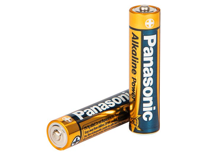 New 4x Panasonic High Quality Alkaline Battery AAA 1.5V 4 Pieces Power LR03 #947