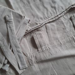 ikea beige curtains with tie backs