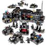 New City Police Series SWAT 8 In 3 City Police Truck Station Building Blocks Bricks Robot Aircraft sets toys Similar to Lego Image 3