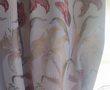 Curtains on tape