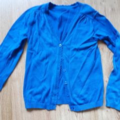 Blue Cardigan.  Age 10-11