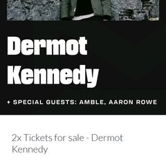 Dermont Kennedy pitch tickets